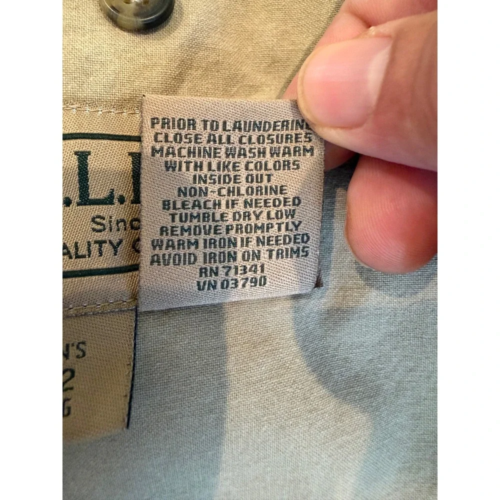 L.L. Bean Men's 52 Reg Khaki Cotton Canvas Chore Coat Workwear Jacket 0KU59